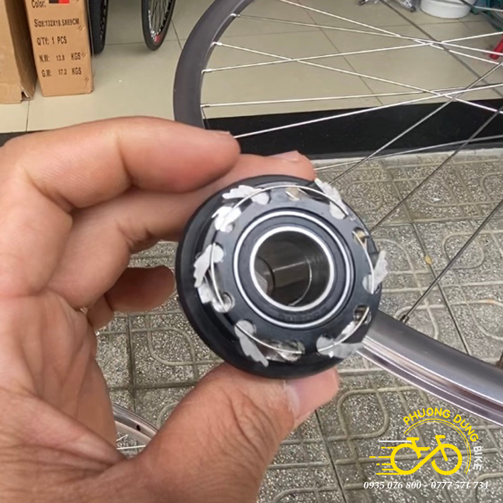 Moay ơ  Hub sau xe đạp COSTTU 24 Lỗ - Phanh V