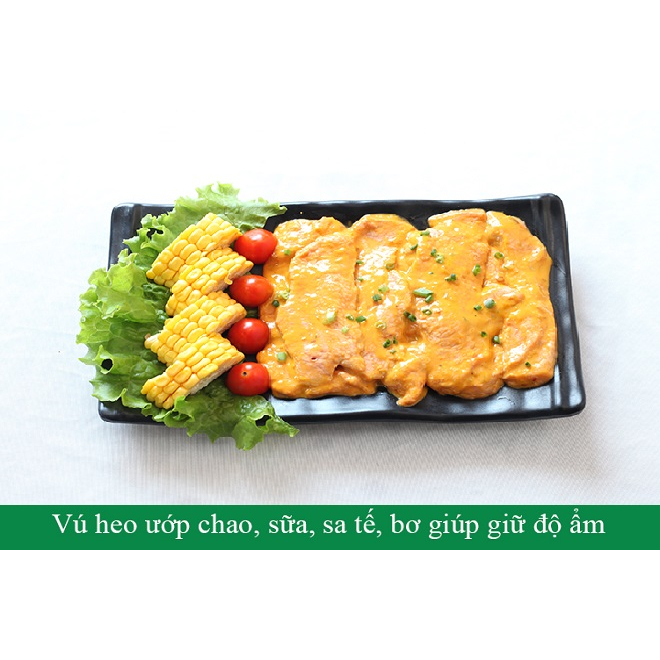 Vú heo ướp chao sa tế 500g