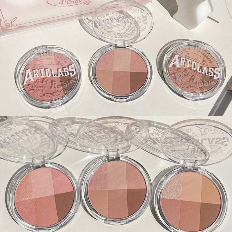 Set bảng phấn mắt 6 màu Too Cool For School ArtClass By Rodin Blending Eyes Celebration Kit 8.8g