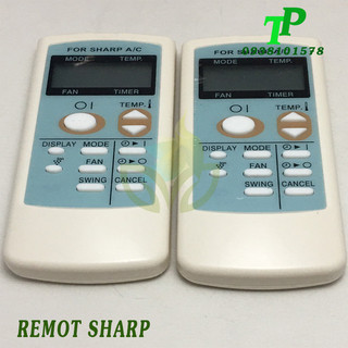 Điều Khiển Máy Lạnh-Remote Điều Hòa Sharp (Tặng Kèm Pin)