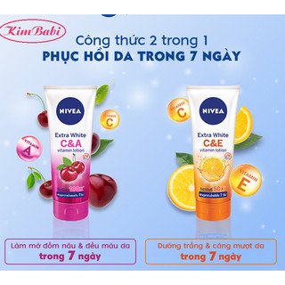 Dưỡng thể dưỡng trắng Nivea Extra White C&A và C&E Vitamin Lotion 180ml