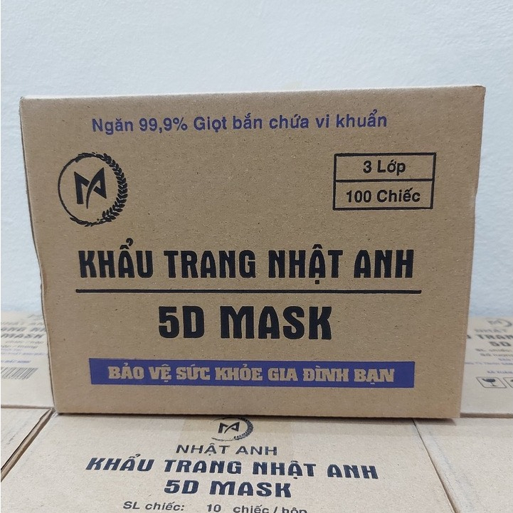 KHẨU TRANG 5D KHÁNG KHUẨN CAO CẤP