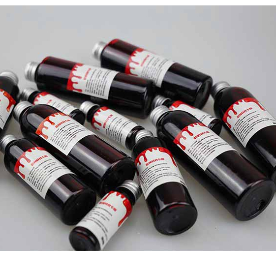 Máu Giả Hóa Trang Halloween 5/ 30 / 60 / 120ml  Phẩm màu Đỏ tươi Nguyên Liệu Làm Màu Slam Slime