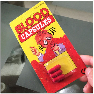 Bộ 36 Viên Thuốc Máu Giả Dùng Hóa Trang Ngày Halloween