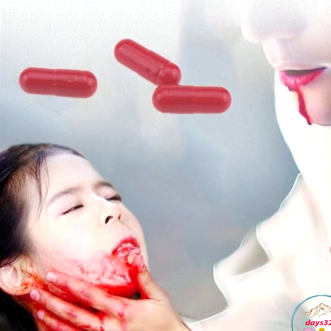 Bộ 36 Viên Thuốc Máu Giả Dùng Hóa Trang Ngày Halloween