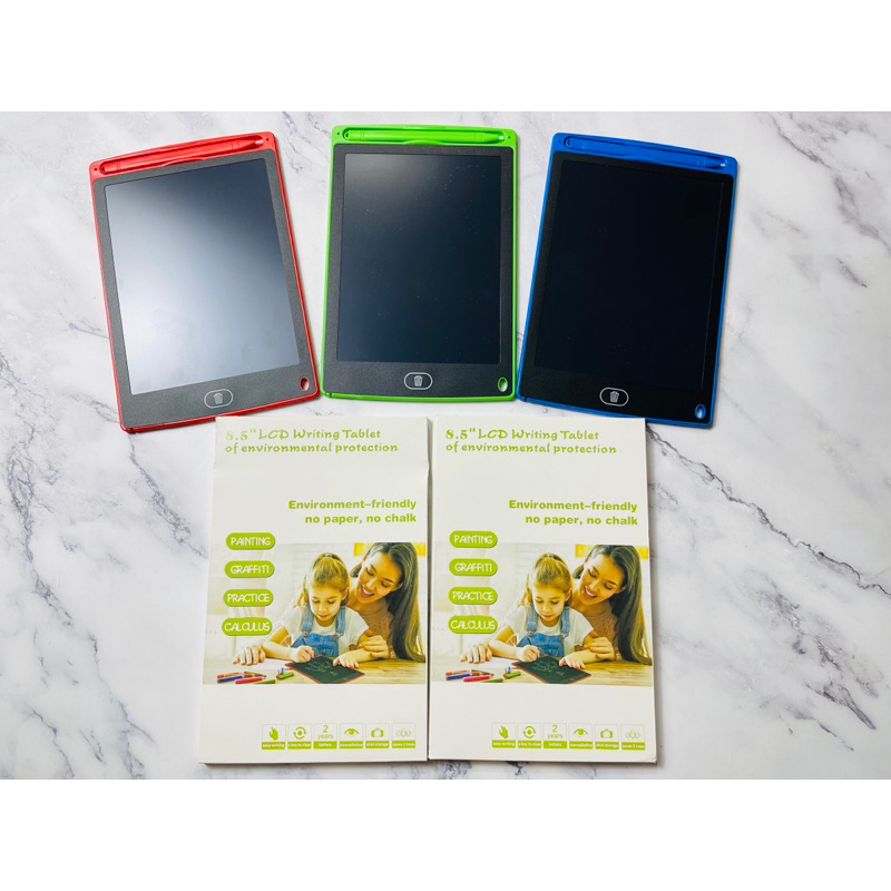 Bảng vẽ tự xóa 3D R&J KIDS thông minh cho bé màn hình LCD đồ họa đẹp