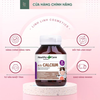 Canxi sữa, Milk Calcium Healthy Care 60 viên Úc