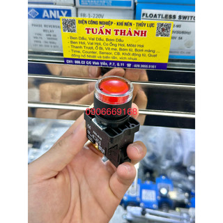 Công Tắc Nút NHẤN NHÃ CÓ ĐÈN Phi 22