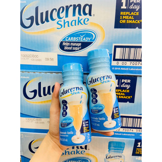 Lốc 6 chai sữa nước glucerna shake dành cho người tiểu đường hương vani 237ml - mỹ