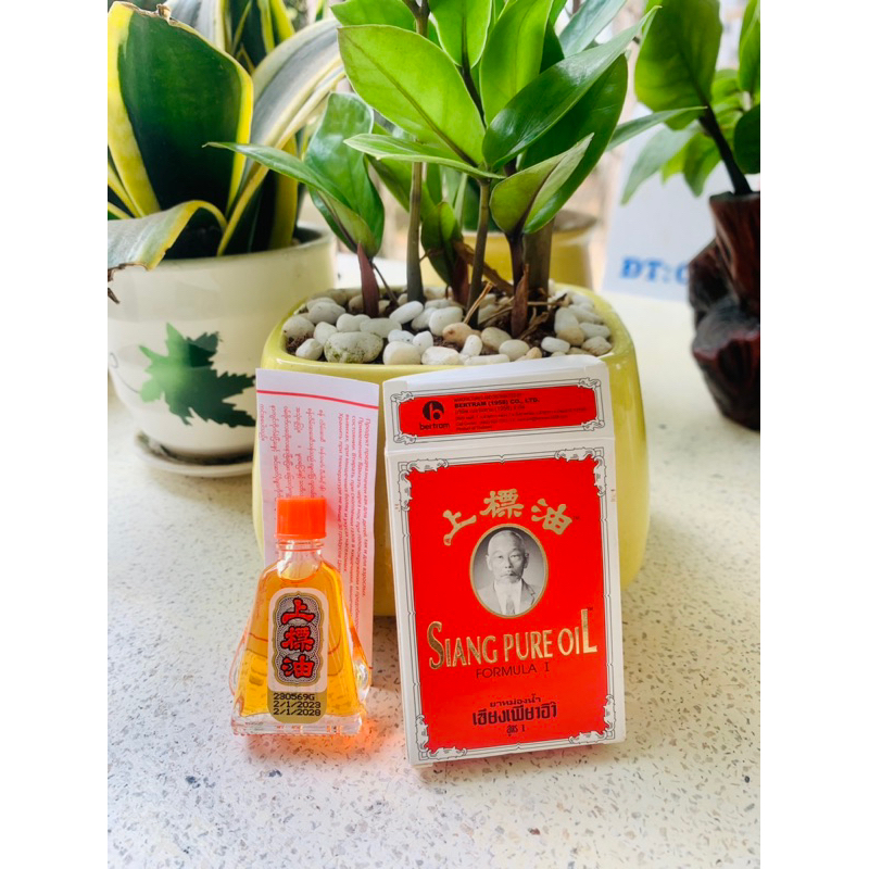 Combo 6 chai  dầu ông già Thái Lan Siang Pure, thơm dễ chịu, nươc vàng chuẩn nội địa Thái