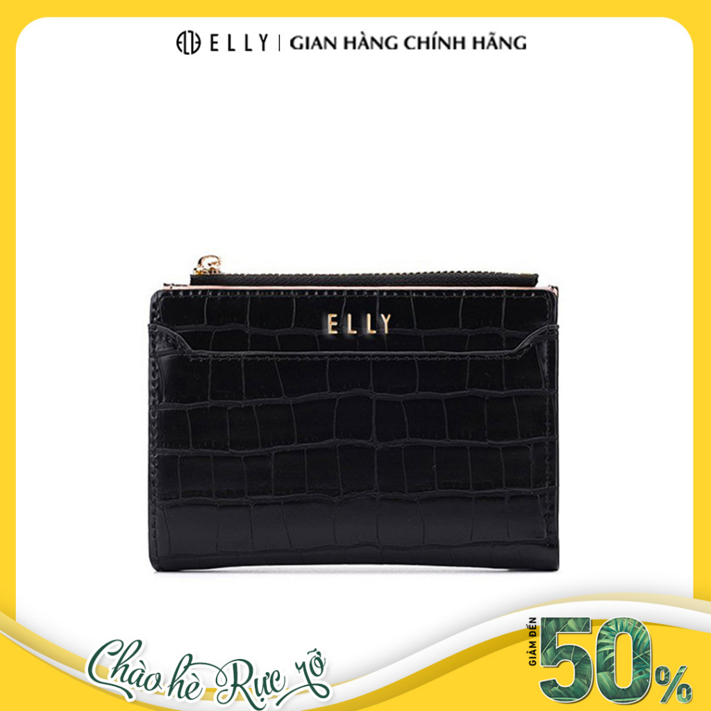 [Deal sang chảnh]  Ví da nữ thời trang cao cấp ELLY – EVH94