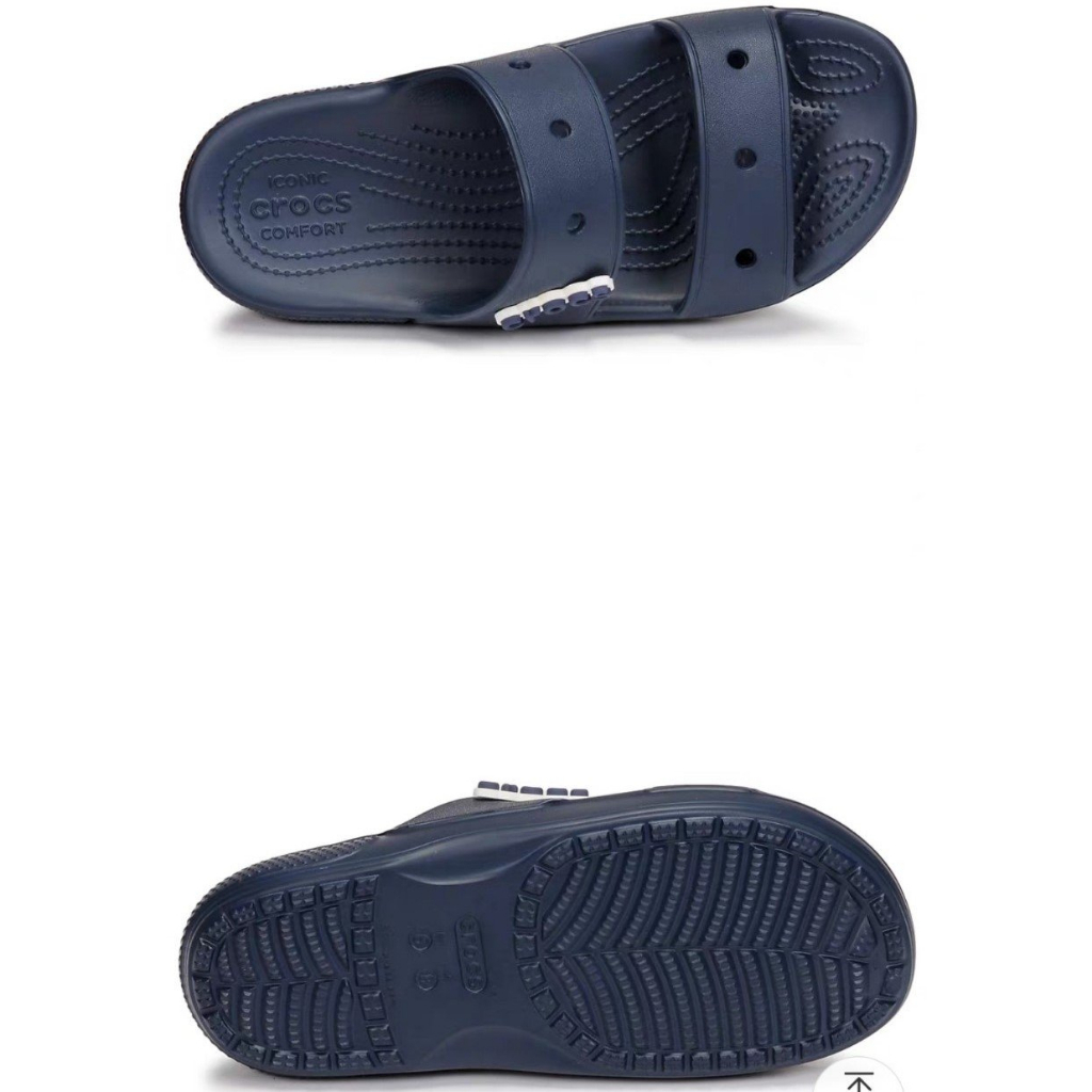 Dép Sandal Cross Bán Chạy Tặng  Thêm 10 Jibiz Cài Dép - Màu Navy