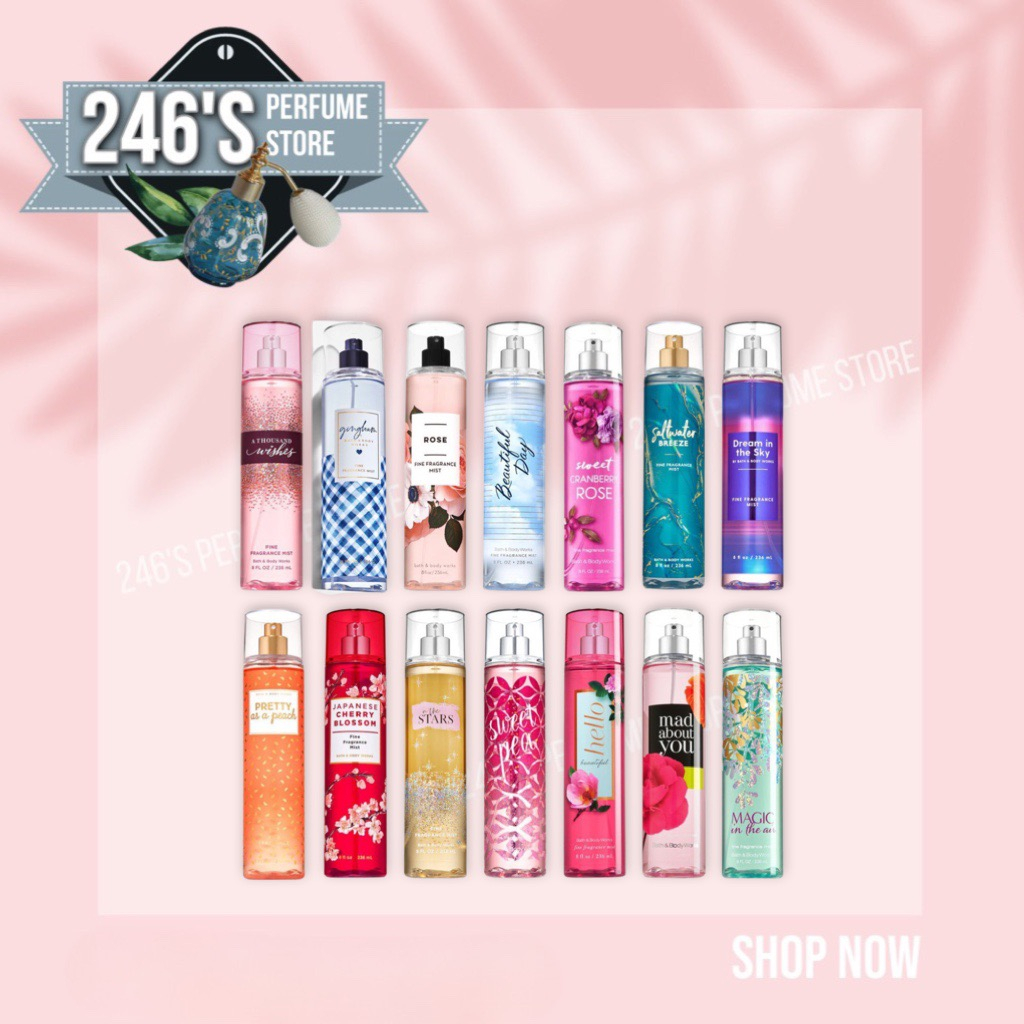 246sᴛᴏʀᴇ.ᴠɴ | Xịt thơm toàn thân Body Mist Bath and Body Works Fullsize