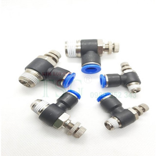 Van Tiết Lưu Khí Nén Ren ngoài ESL Các loại (ren M5, 9.6 ,13 ,17 , 21 ống 04,06,08,10,12mm ) Hiệu SUNCOS .