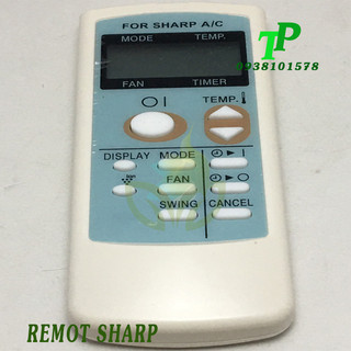 Điều Khiển Máy Lạnh-Remote Điều Hòa Sharp (Tặng Kèm Pin)