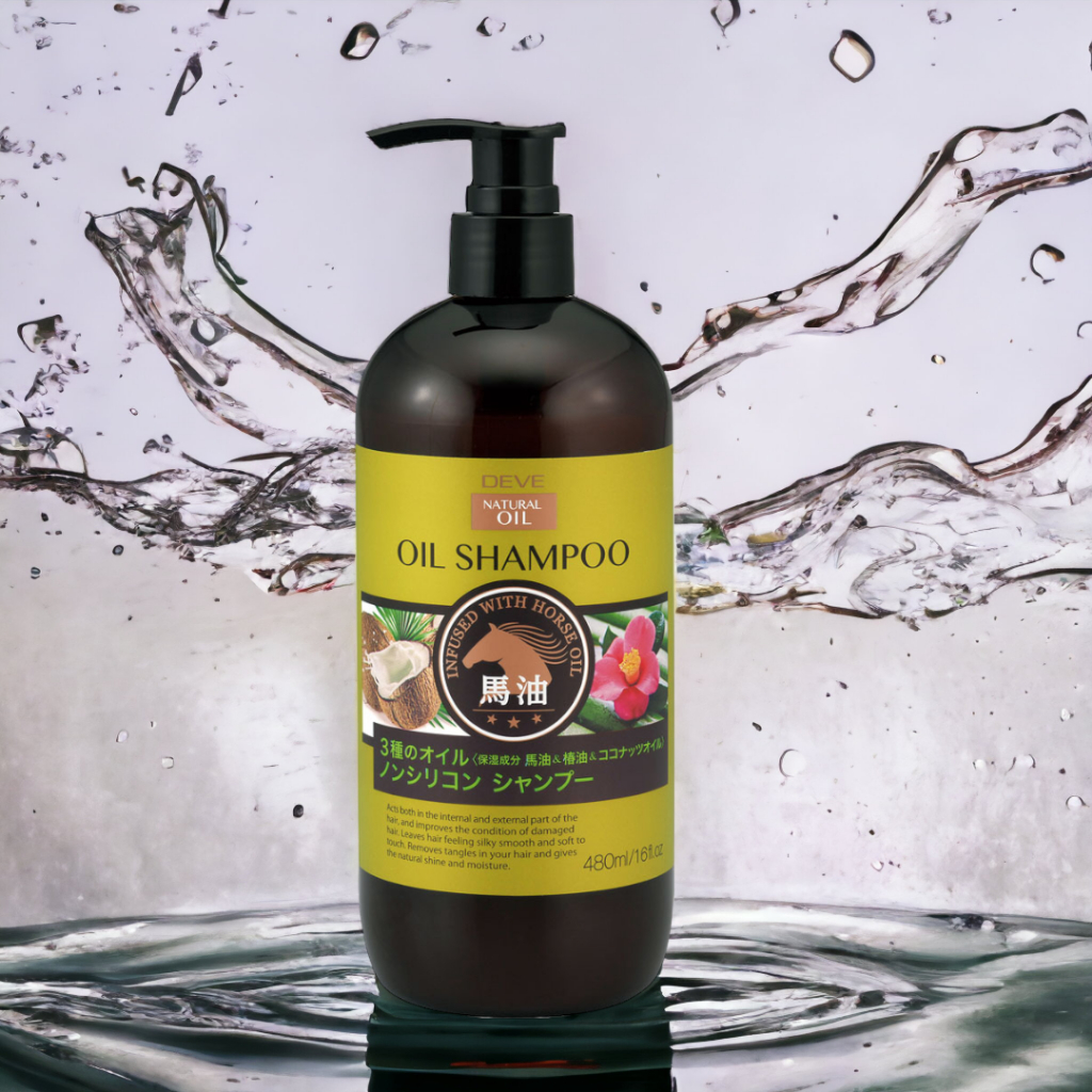 Dầu Gội Đầu Phục Hồi Tóc Yếu Dễ Gãy Rụng Chiết Xuất Tinh Dầu Ngựa Deve Natural Oil Shampoo