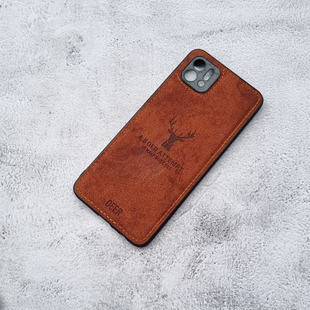 Ốp lưng vải bò Oppo A15 A15s A16k A17 A17k hoạ tiết huơu