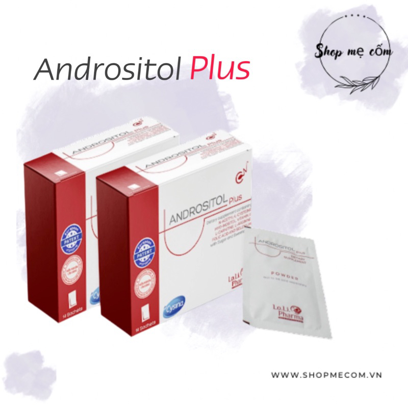 ANDROSITOL PLUS HỖ TRỢ SINH SẢN NAM GIỚI, CẢI THIỆN CHẤT LƯỢNG, SỐ LƯỢNG TINH TRÙNG.