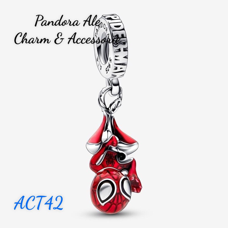PAN ALE CHARM TREO SPIDER MAN BẠC S925