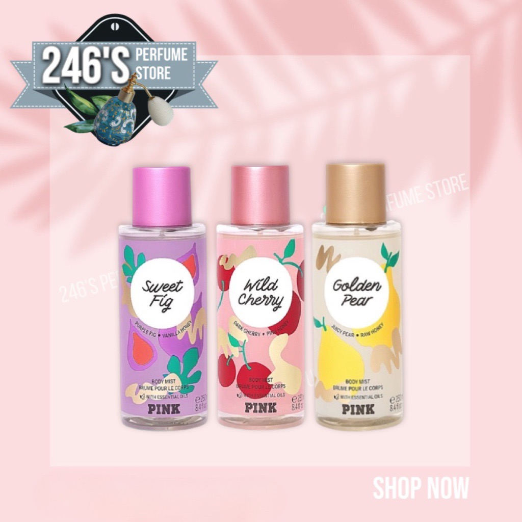 246sᴛᴏʀᴇ.ᴠɴ | Extra Addicting Limited | Xịt thơm Body Mist Victoria’s Secret | Golden Pear | Wild Cherry | Sweet Fig