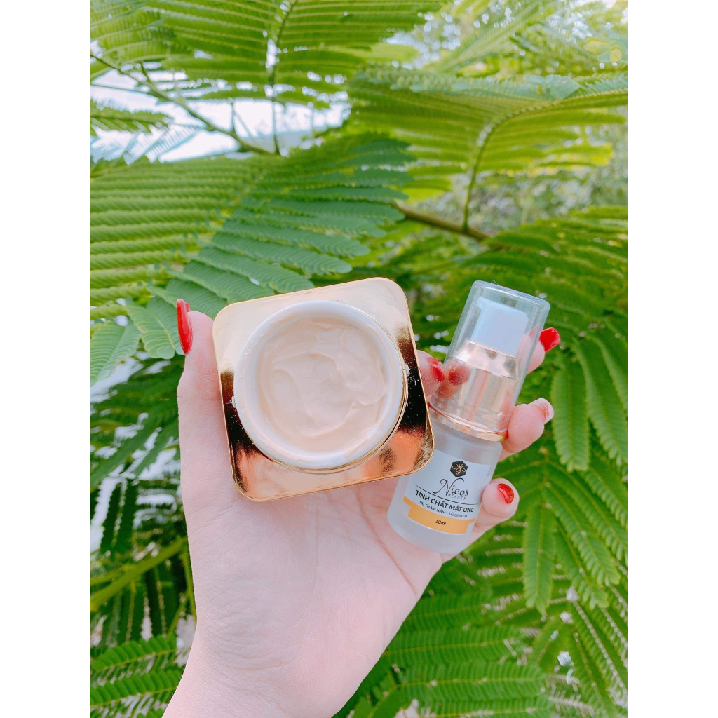Combo Face Men Gạo + Tinh Chất Mật Ong Nicos - Thanh Nhi