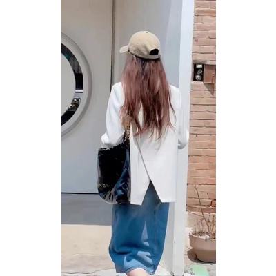 (Hàng Đẹp)Ảnh thật 6 hình cuối-HC896.Áo blazer lưng xẻ thời trang kiểu mới Hàn Quốc