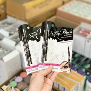 Bút Kẻ Mắt Dạ Mistine Super Black Eyeliner Thailand