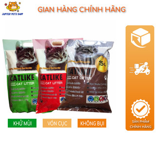 Cát vệ sinh cho mèo cát mèo catlike cát đất sét bentonite cat like cho mèo siêu vón cục ít bụi 9l