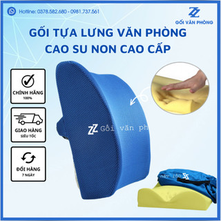 HÀNG CHUẨN CÓ BẢO HÀNH - Gối tựa lưng Cao Su Non Loại 1 Siêu Êm, Không Xẹp GTL-01 GTL-02