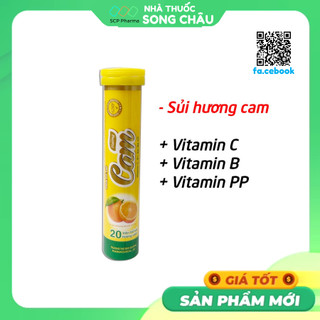 Viên sủi bổ sung Vitamin C MyVita tuýp 20 viên sủi