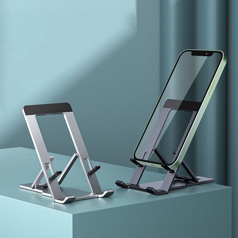 Kệ đỡ điện thoại, Ipad hợp kim nhôm gấp gọn H12 Go home nhiều màu sắc,thiết kế chịu lực, tản nhiệt,hợp kim nhôm chống gỉ