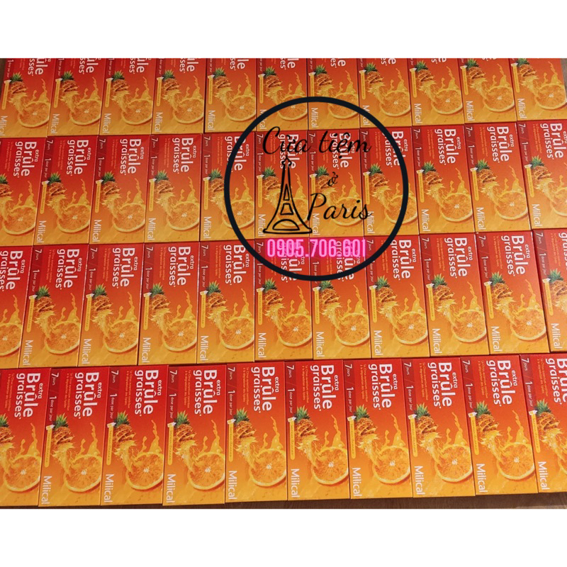 Detox - Hỗ trợ giảm cân 7 ngày cam dứa Milical Extra Brule Graisses