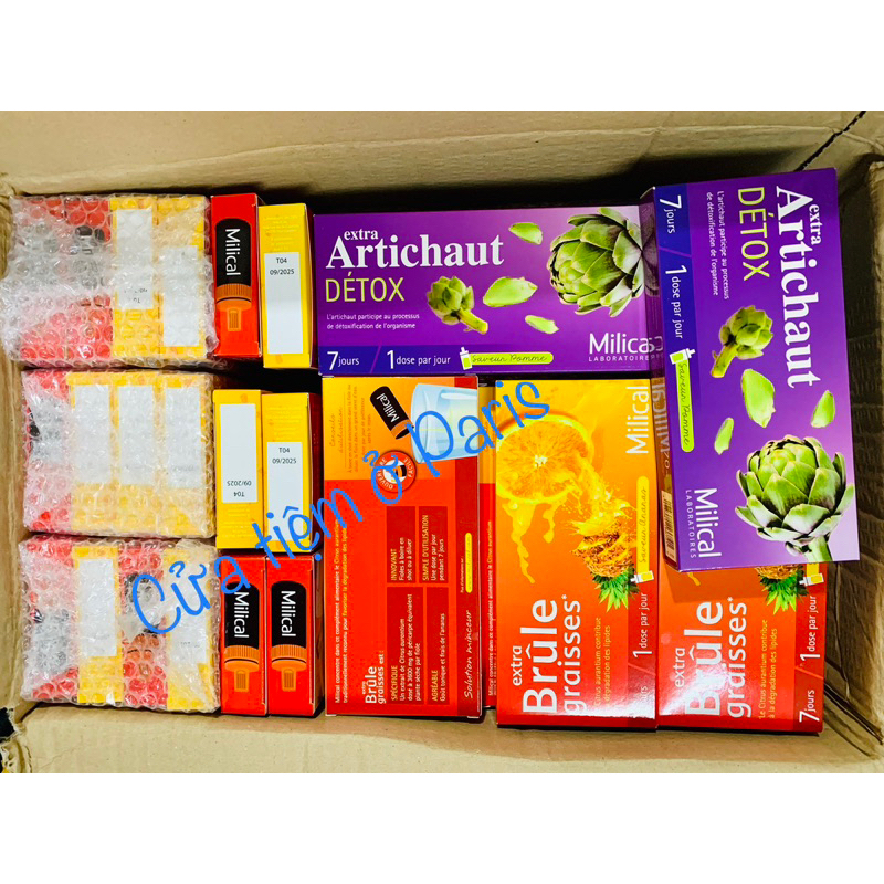 Detox - Hỗ trợ giảm cân 7 ngày cam dứa Milical Extra Brule Graisses