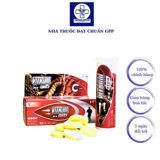 Viên sủi VITRUM (Đông Trùng Hạ Thảo , Vitamin C 1000mg,.. ...)