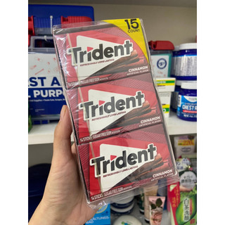 Kẹo Singum Trident Vị Quế Hộp 15 Phong