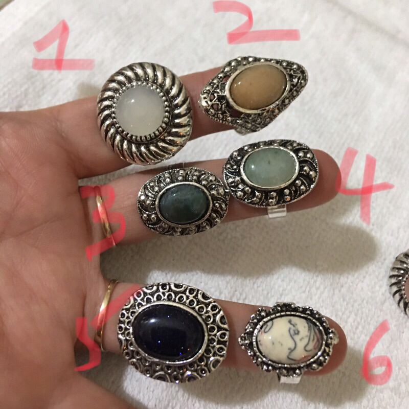 Trang sức si nhật. NHẪN VIN NỮ ĐÍNH ĐÁ đồng giá 70k FREESIZE ms S