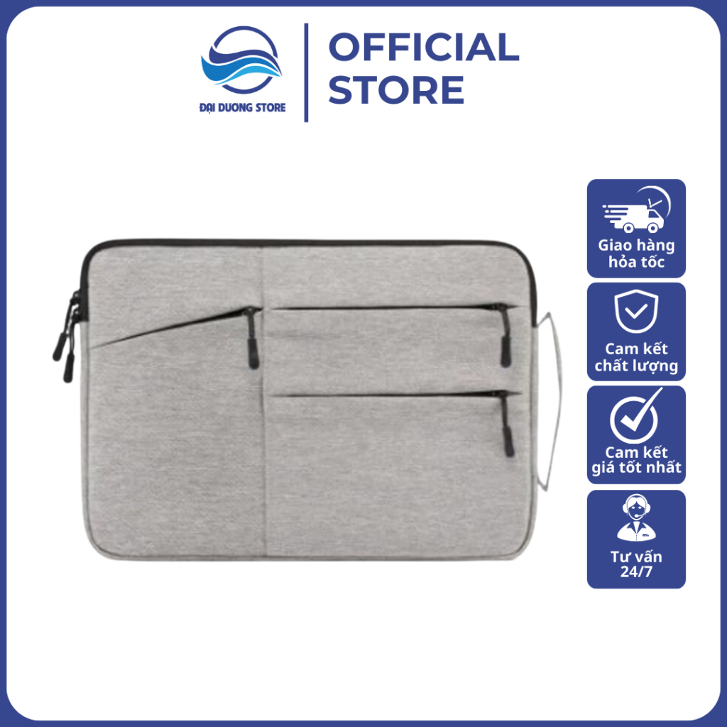 Túi Xách Laptop Nam Nữ Công Sở - Túi Chống Sốc Laptop Chống Nước 13Inch, 14 Inch, 15.6 Inch