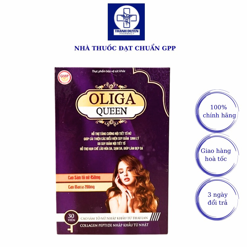 VIÊN UỐNG OLIGA QUEEN ( đẹp da, tăng cường nội tiết tố nữ )