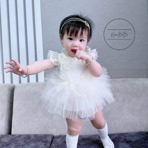 Đầm công chúa bé gái,Váy công chúa dáng bale thiết kế xinh xắn