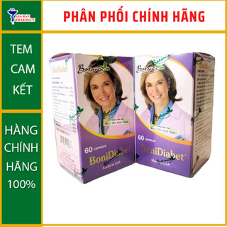 Bonidiabet hỗ trợ giảm biến chứng tiểu đường, giảm mỡ máu(hộp 60 viên)