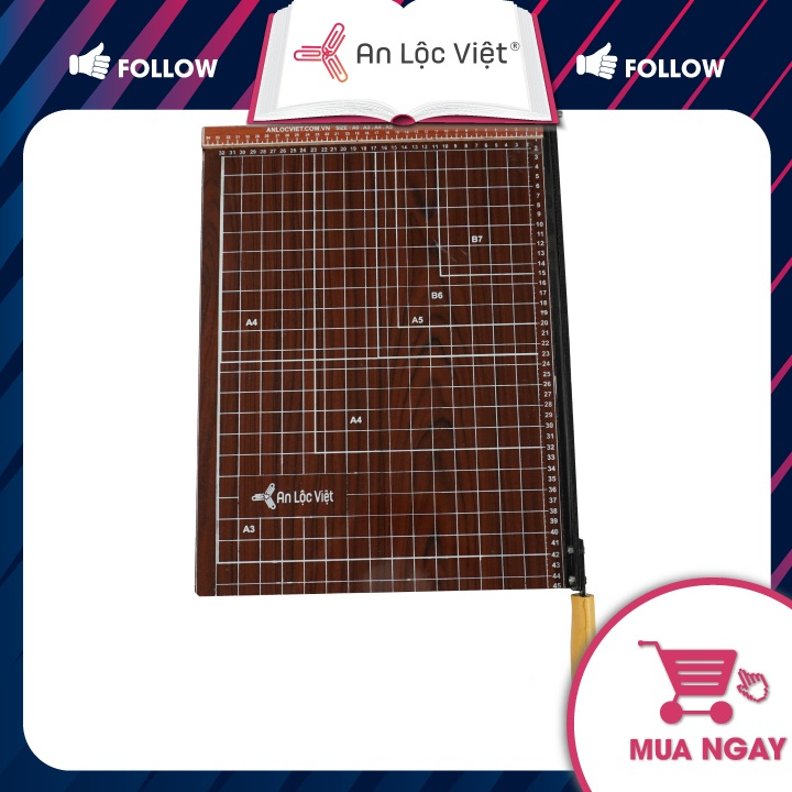 Bàn Cắt Giấy khổ A3 chất liệu gỗ, chắc chắn, sử dụng dễ dàng