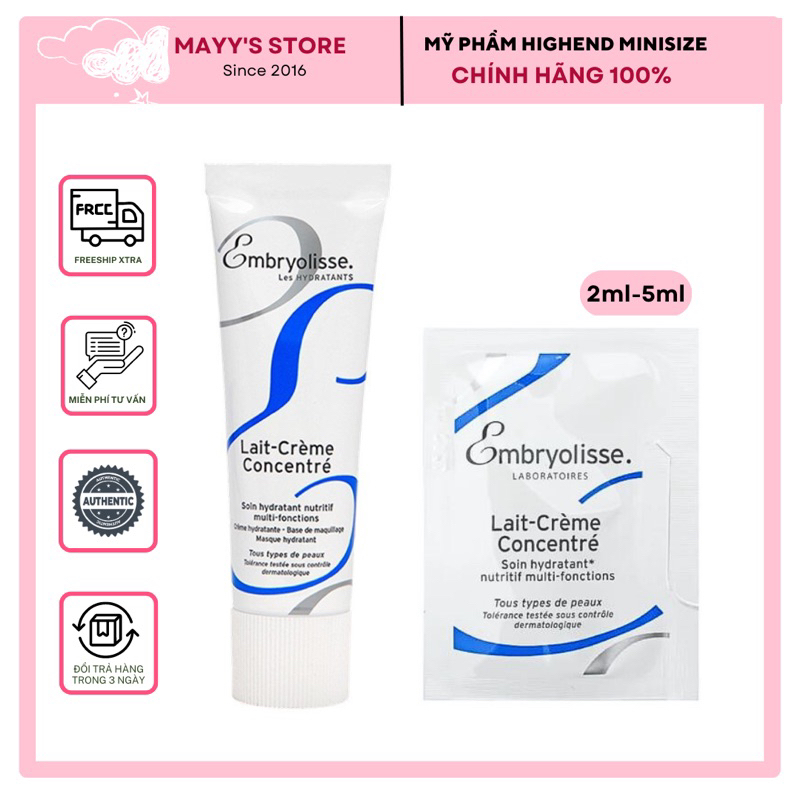 Kem Dưỡng Ẩm Phục Hồi Da Embryolisse Lait Creme Concentre