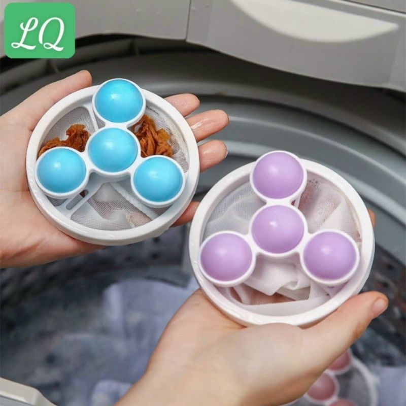 TÚI LƯỚI KÈM BÓNG NỔI DÙNG CHO MÁY GIẶT set 5 chiếc