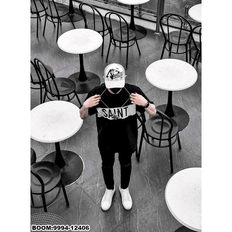 Áo thun Sain Laurent May phối hàng cao cấp loại 1 full bao bì tag & mác🛍️