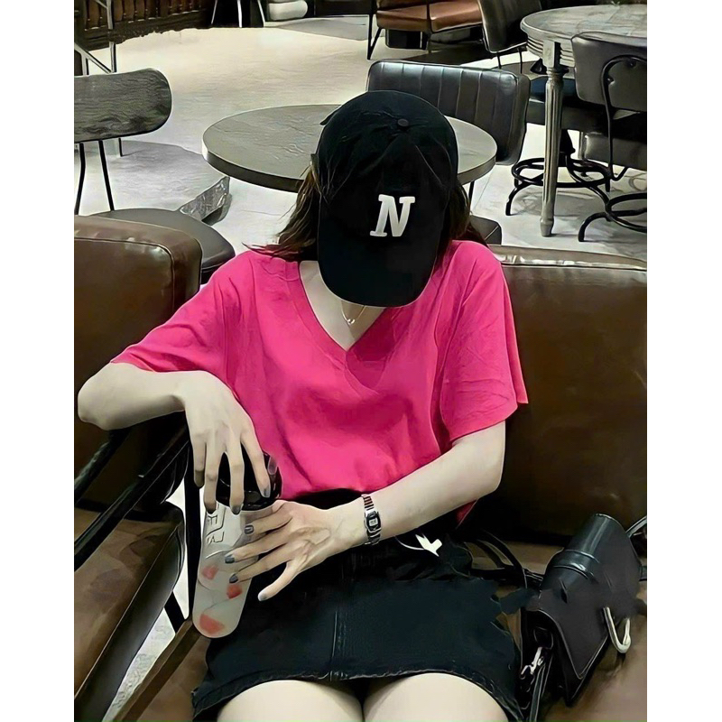 ÁO THUN CỔ TIM TAY CÁNH DƠI