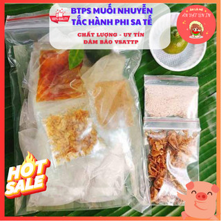 Bánh tráng phơi sương muối nhuyễn tắc hành phi sa tế - Ăn Vặt Ngon
