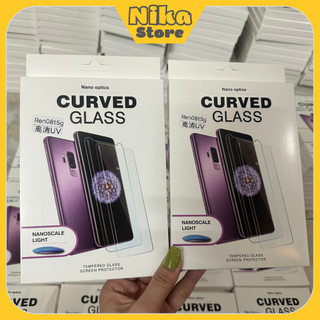 Kính cường lực reno 8t 5g full màn keo nước uv cho màn hình cong