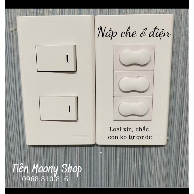Bịt nắp ổ điện / Nắp che ổ điện an toàn cho trẻ em ( Set 2 VỈ - 1 VỈ 10 CÁI)
