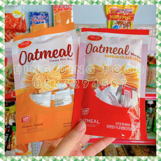 Date 2024 - Bánh Yến Mạch Oatmeal Richy Mini 2 Vị (Sữa 40g, Phô Mai 35g) Ăn Vặt Siêu Ngon Cho Bé, DING DING FOOD
