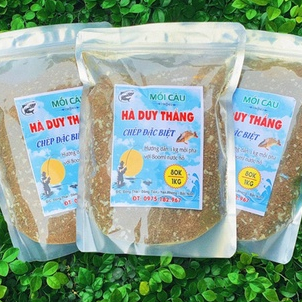 Mồi Câu Hà Duy Thắng - Chuyên Chép (gói 1kg), Mồi câu đơn đài